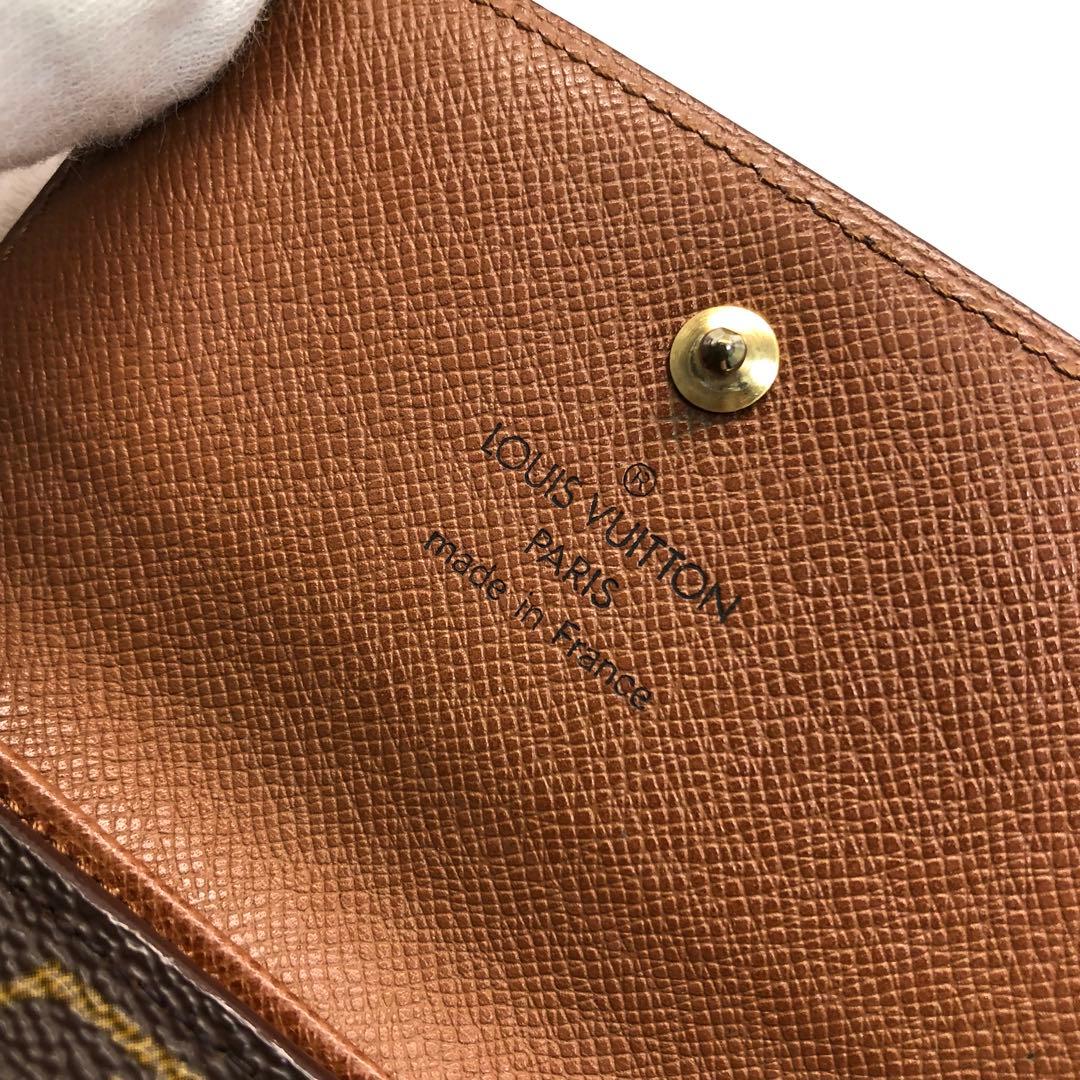 LOUIS VUITTON ヴィトン　モノグラム　三つ折り　財布