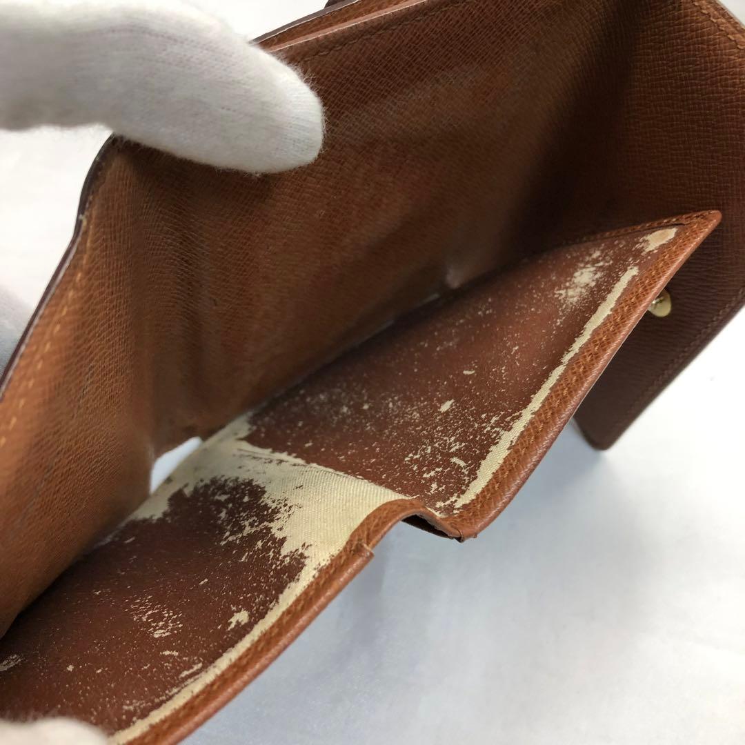 LOUIS VUITTON ヴィトン　モノグラム　三つ折り　財布