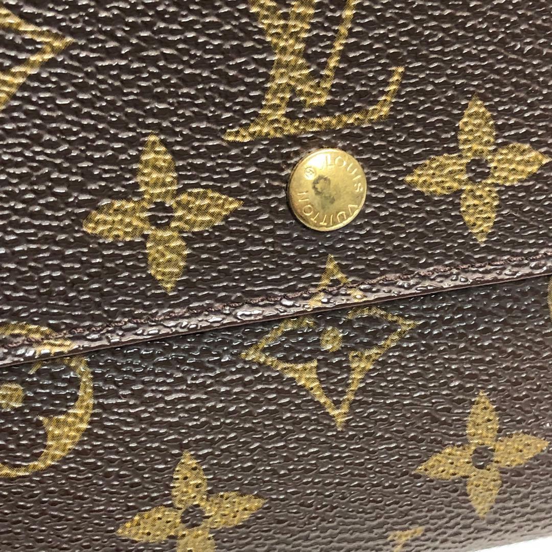 LOUIS VUITTON ヴィトン　モノグラム　三つ折り　財布