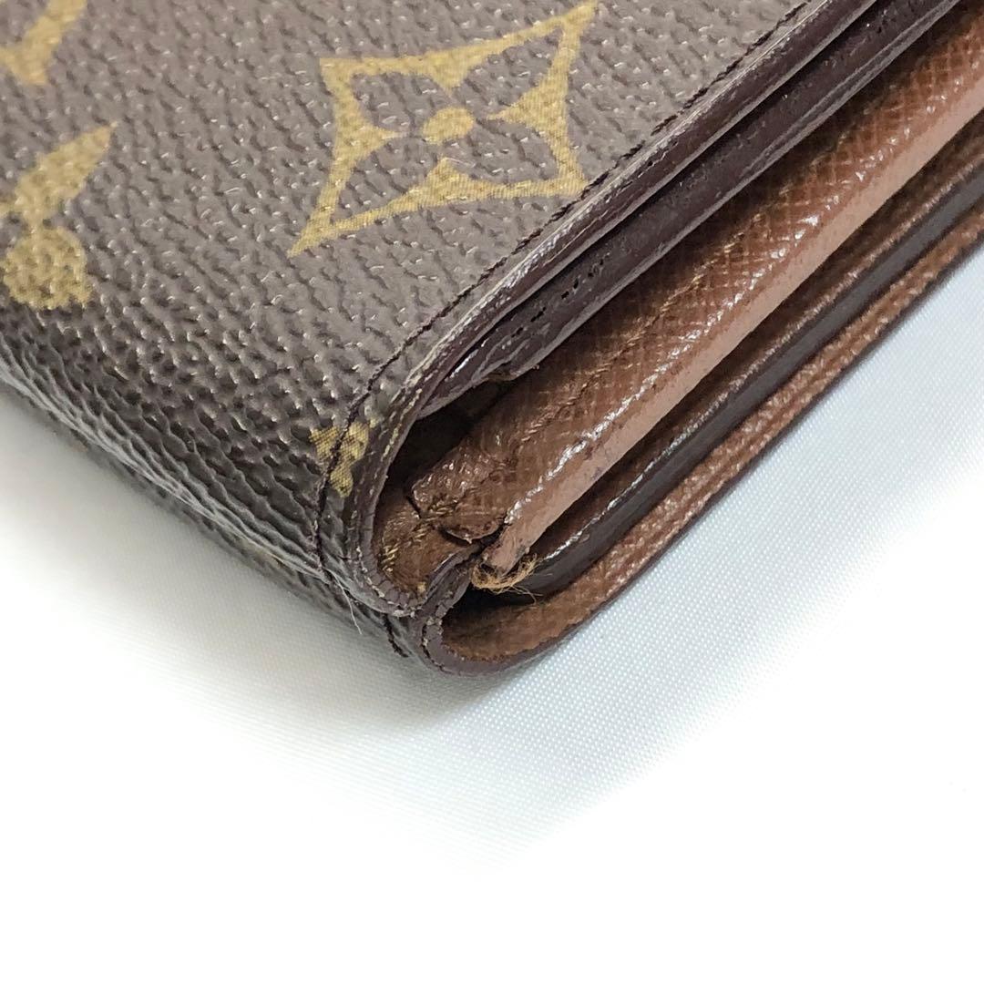 LOUIS VUITTON ヴィトン　モノグラム　三つ折り　財布