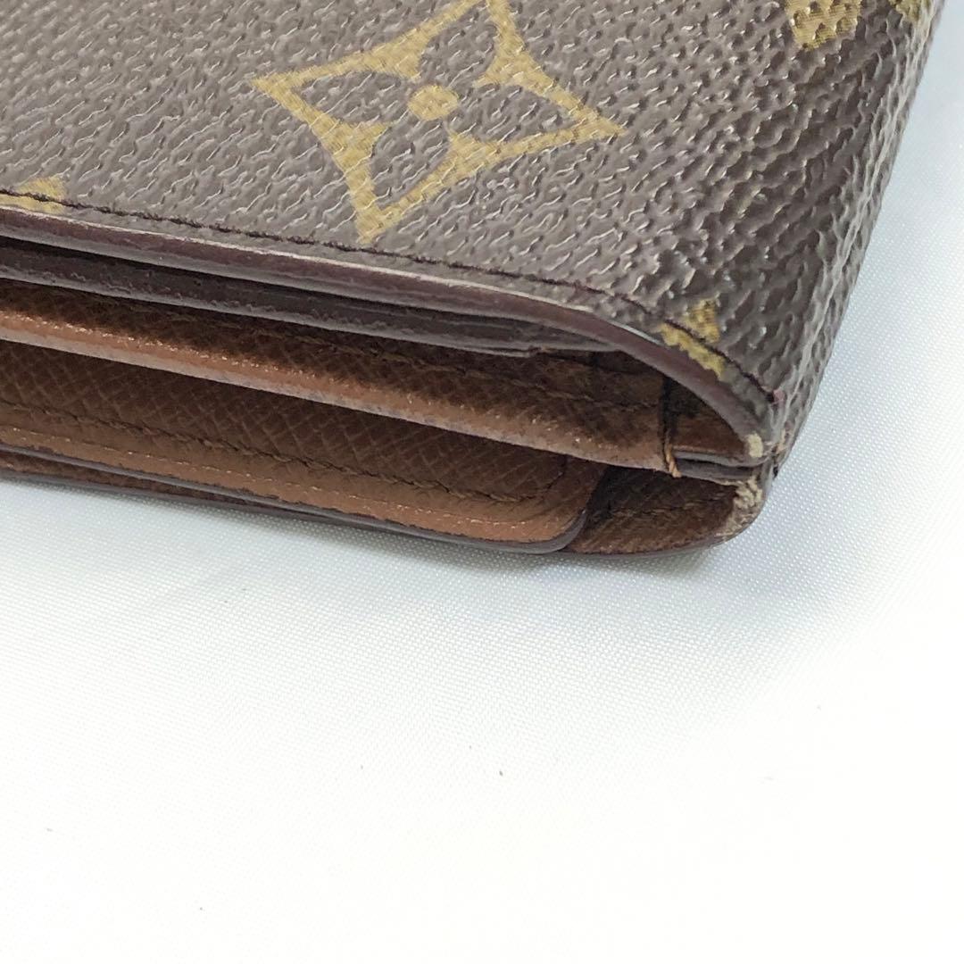 LOUIS VUITTON ヴィトン　モノグラム　三つ折り　財布