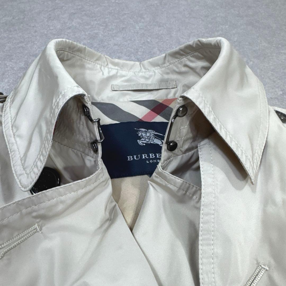 BURBERRY LONDON ナイロン トレンチコート 内メッシュ加工 44