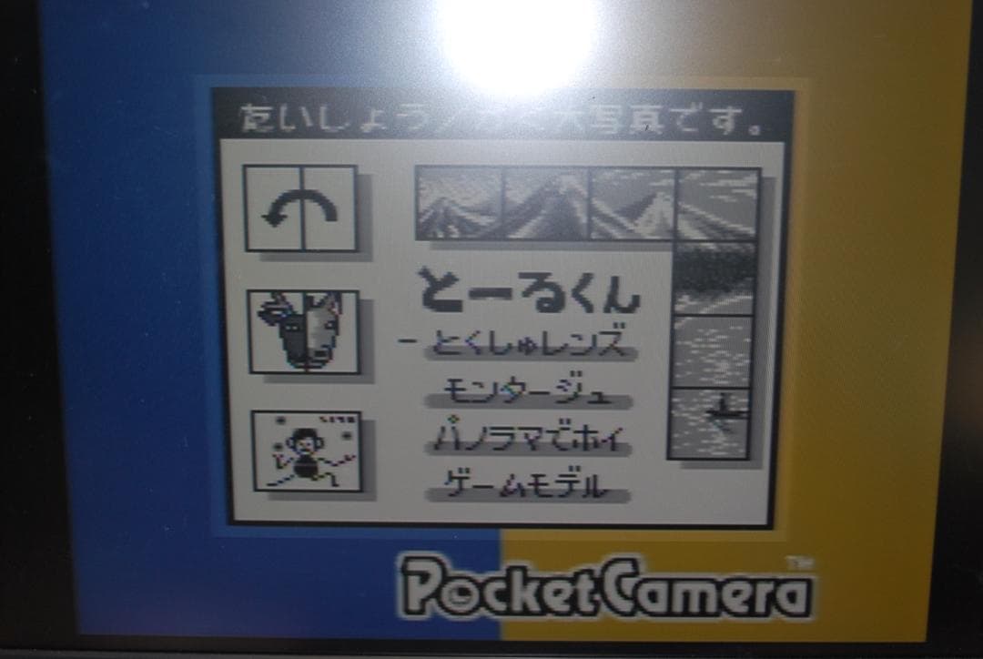 ゲームボーイポケットカメラ（緑）新同開封テスト動作品の出品です。