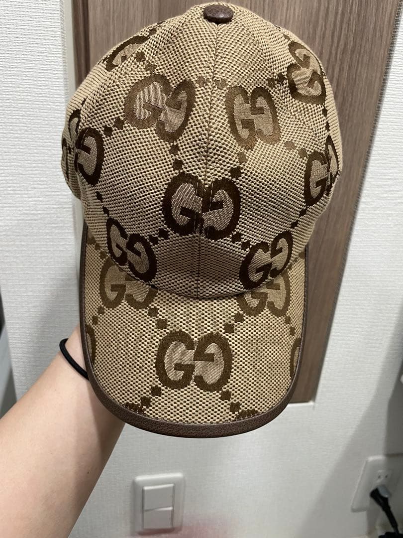 GUCCI グッチ ジャンボGG ベースボールキャップ　モノグラム