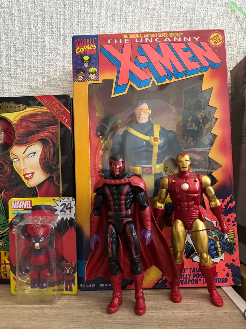 ユ*フ様 X-Men&アイアンマン フィギュアセット （おまけ付き）