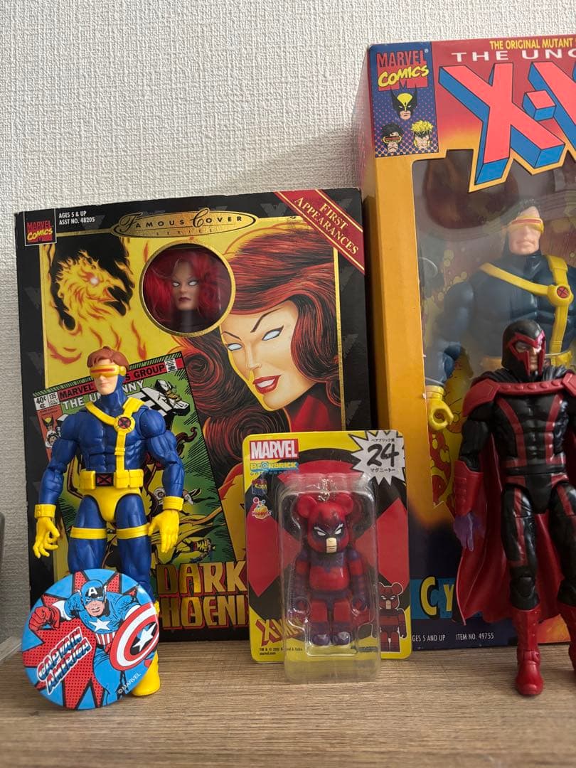 ユ*フ様 X-Men&アイアンマン フィギュアセット （おまけ付き）