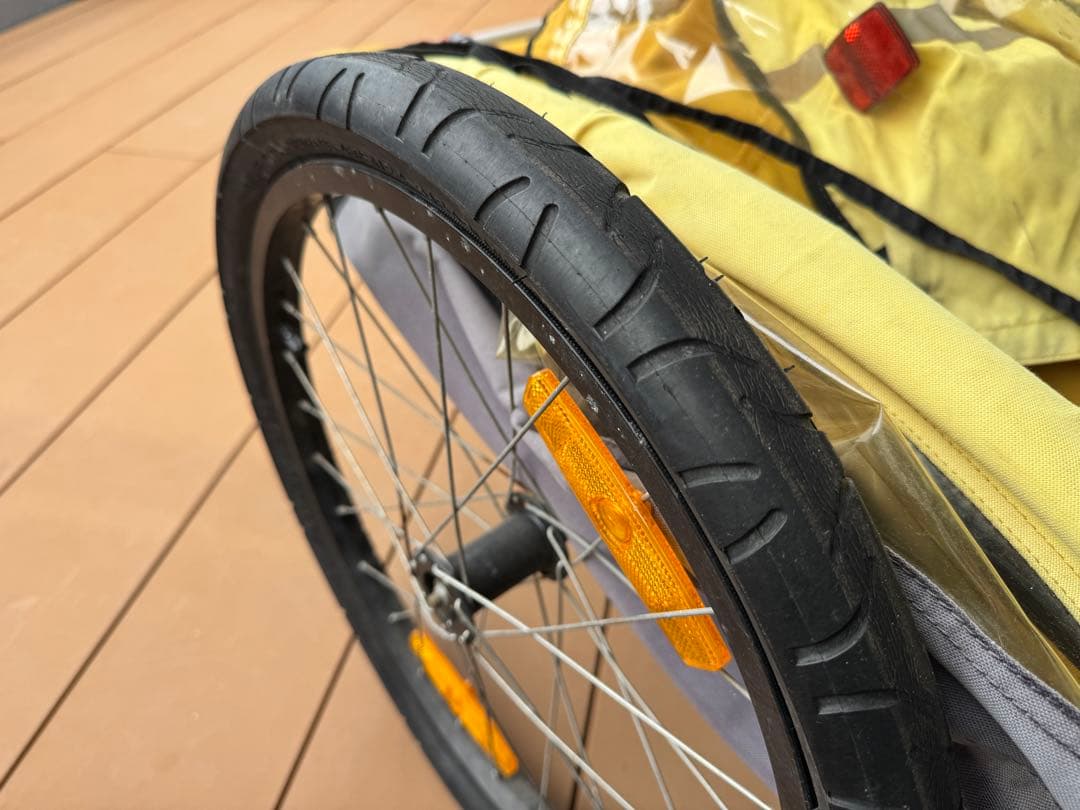バーレー 2人乗サイクルトレーラー　BURLEY イエロー