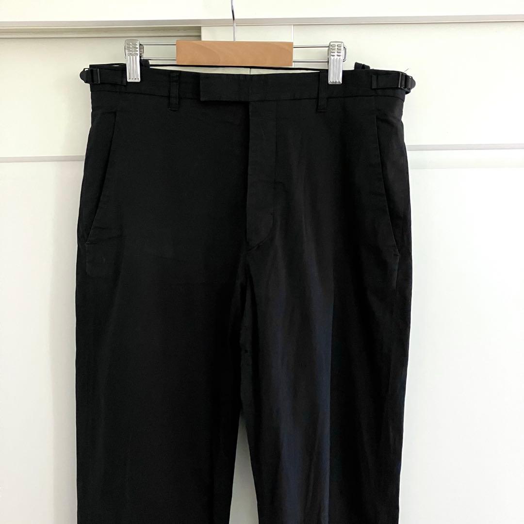 HELMUT LANG テーパードパンツ 46 ブラック イタリア アーカイブ