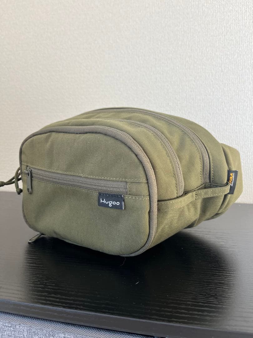 Hugoo ヒップシート カーキ CORDURA