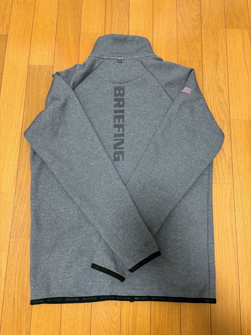 BRIEFING グレー フルジップジャケット Mサイズ