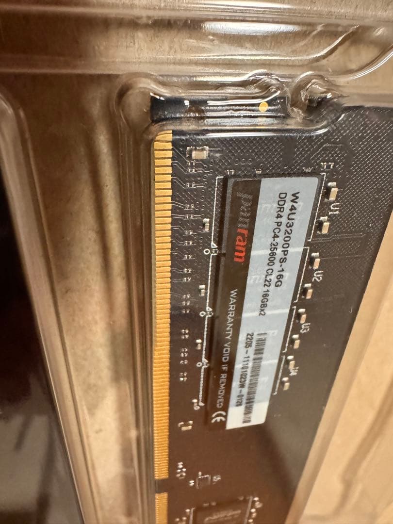 デスクトップパソコン メモリ DDR4 3200MHz 16GB x2枚