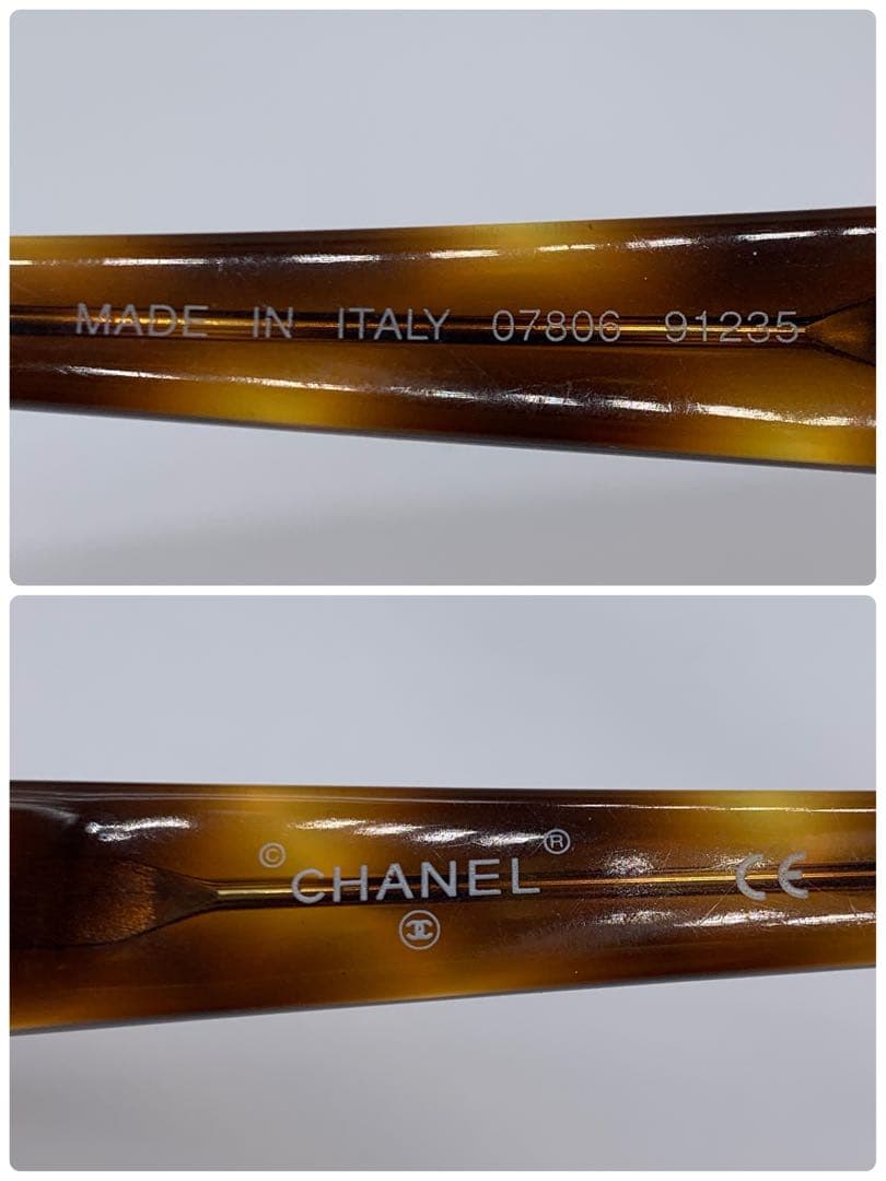 CHANEL 07806 91235 アイウェア ブラウンデミ ココマーク