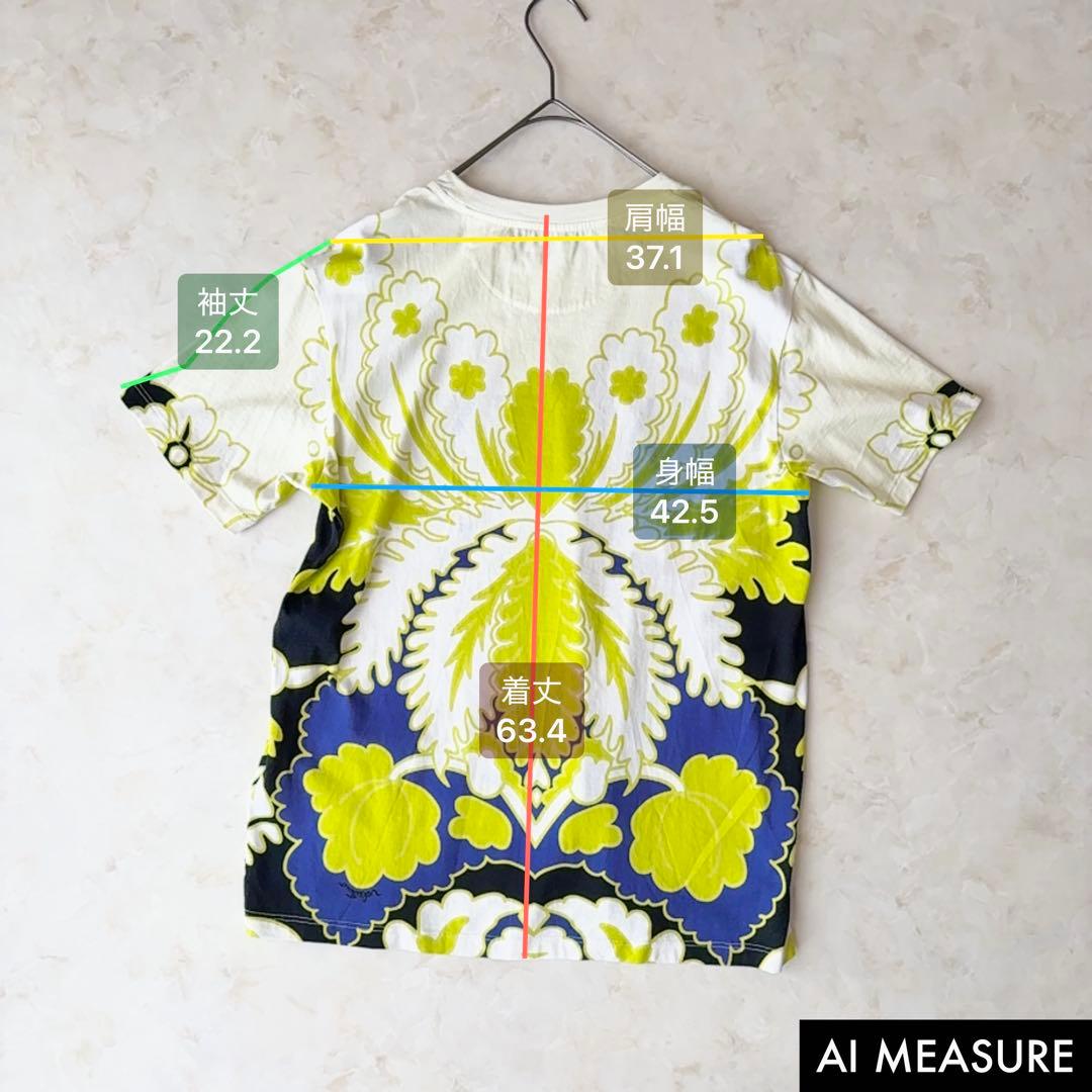 VALENTINO ヴァレンティノ総柄プリント ロゴTシャツ XS ユニセックス