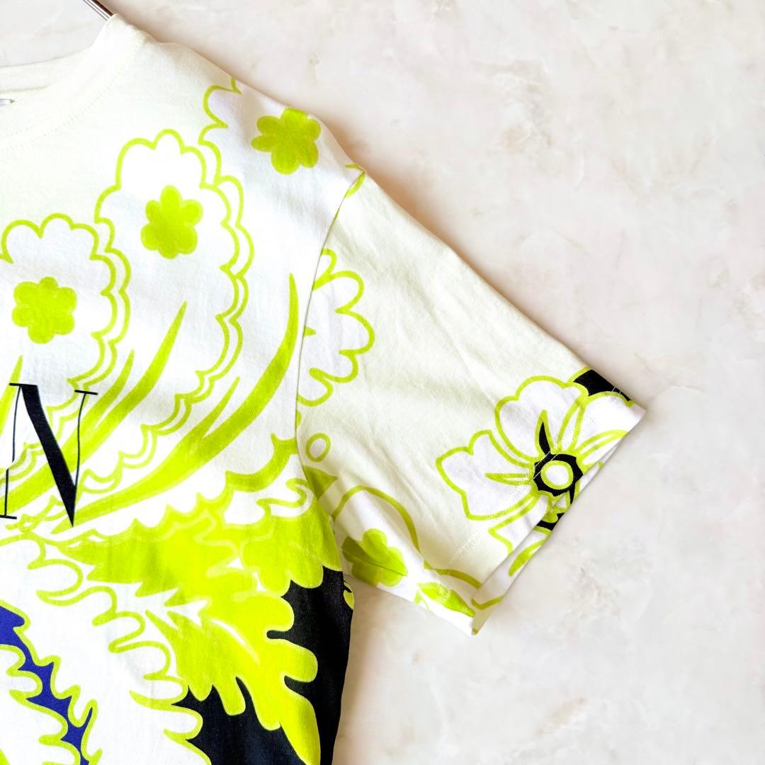 VALENTINO ヴァレンティノ総柄プリント ロゴTシャツ XS ユニセックス