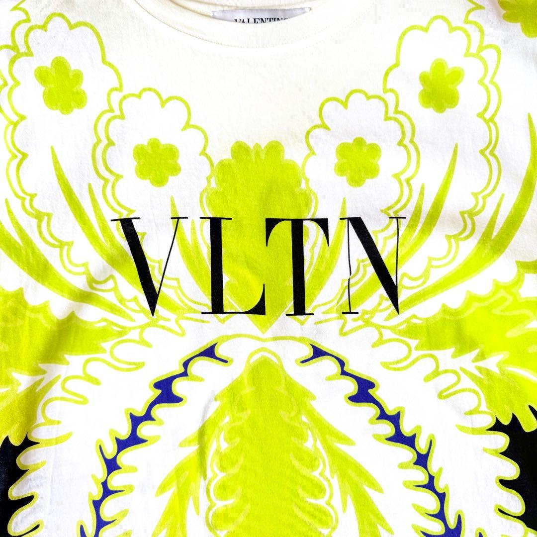 VALENTINO ヴァレンティノ総柄プリント ロゴTシャツ XS ユニセックス