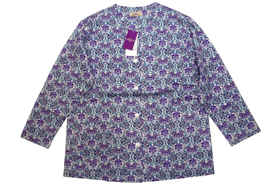 【新品】リバティ LIBERTY fabric　春秋物パジャマ（M)B15日本製
