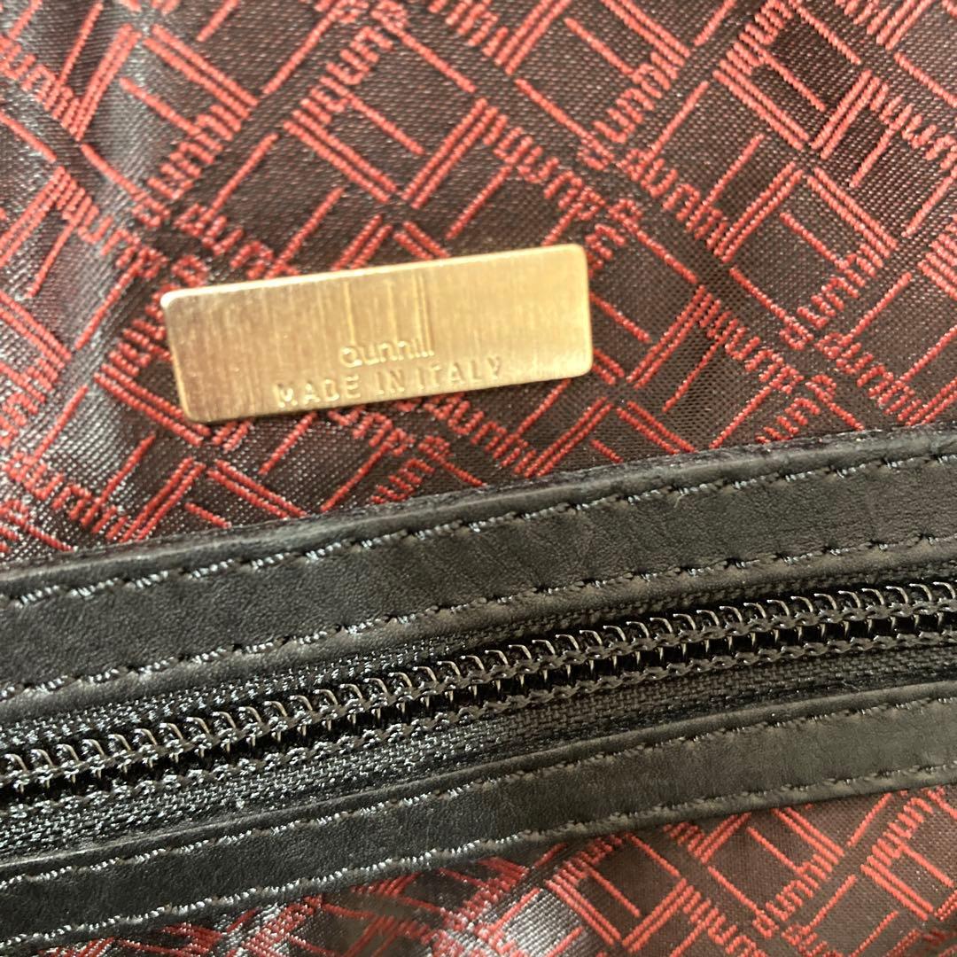 dunhill　ダンヒル　ボストンバッグ　出張　旅行　ブラック