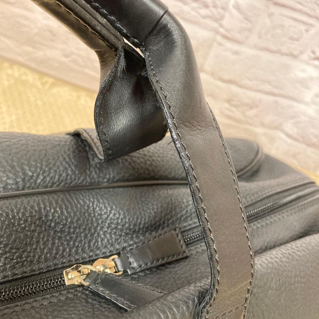dunhill　ダンヒル　ボストンバッグ　出張　旅行　ブラック