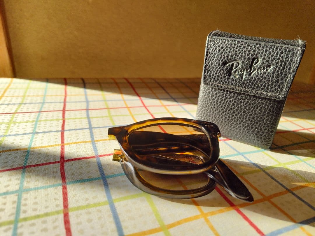 Ray-Ban ウェリントンサングラス ブラウン