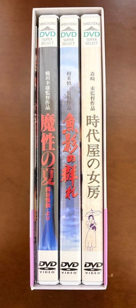 夏目雅子　出演名作集　DVD魚影の群れ　時代屋の女房　魔性の夏　ポスターつき