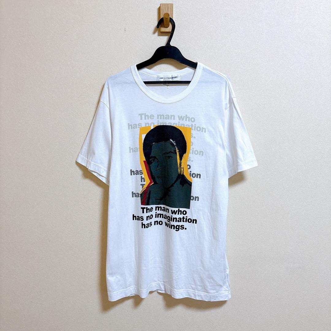 コムデギャルソンシャツ　モハメドアリＴシャツ アンディウォーホル