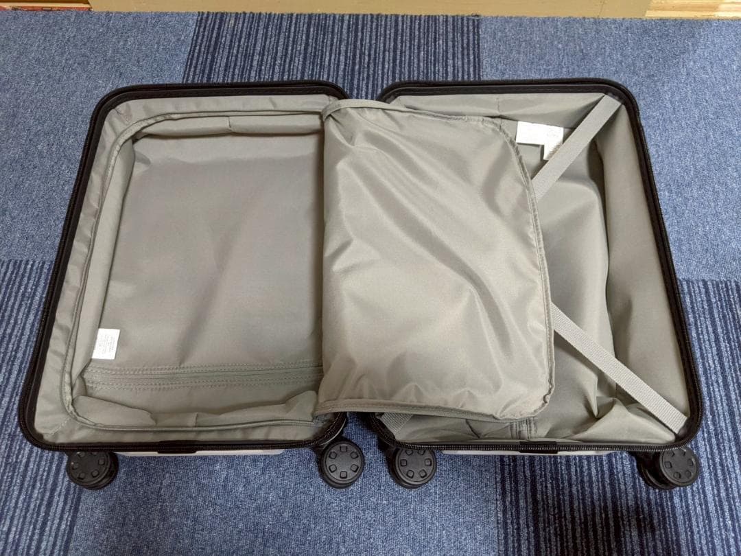 【新品未使用】無印良品 36L キャリーケース TSAロック付き オフ白