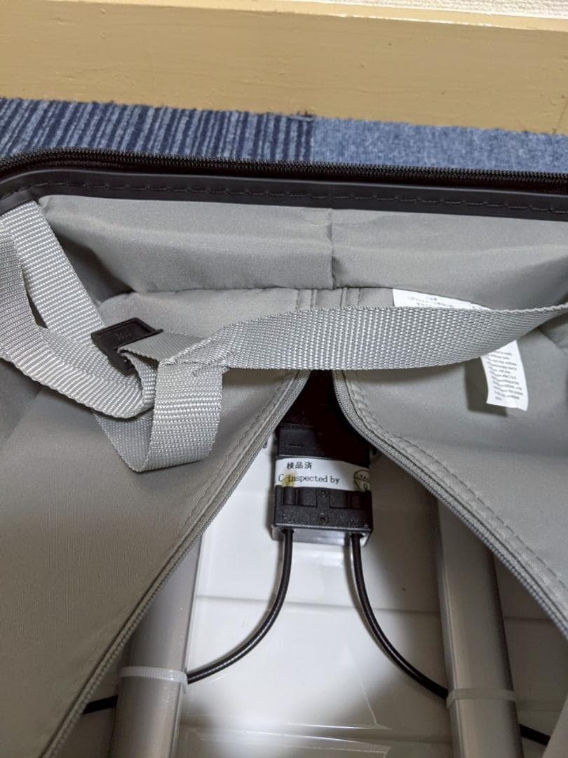 【新品未使用】無印良品 36L キャリーケース TSAロック付き オフ白