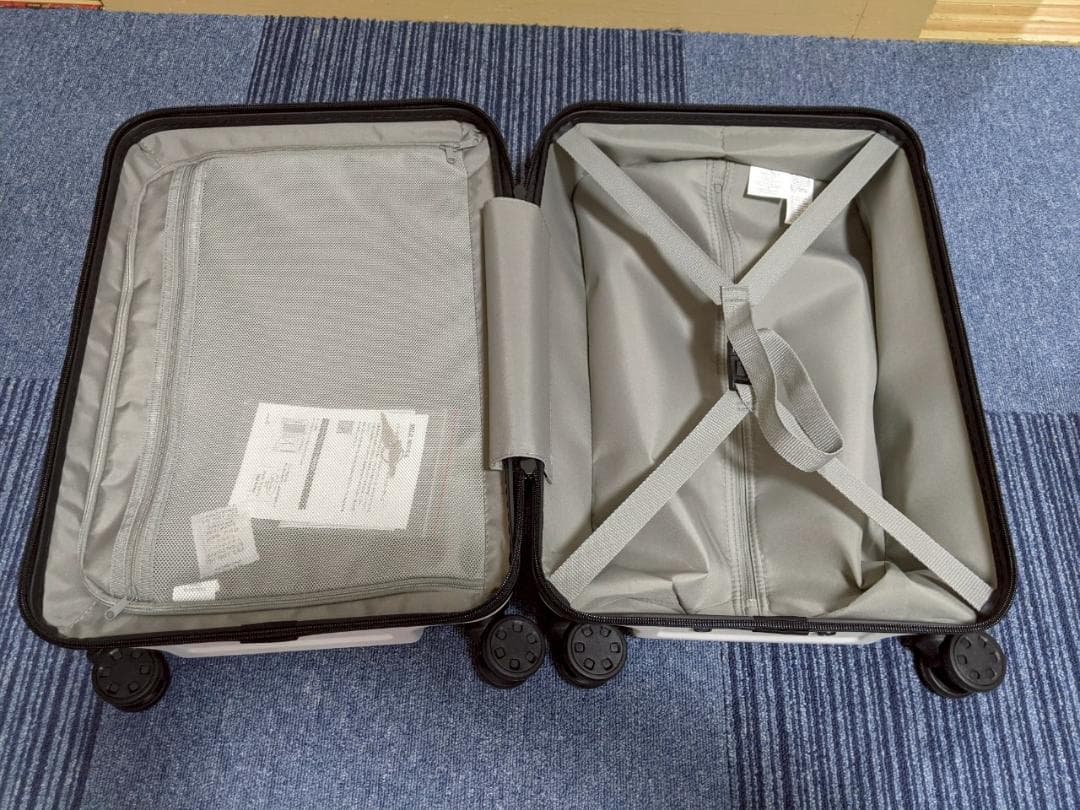 【新品未使用】無印良品 36L キャリーケース TSAロック付き オフ白