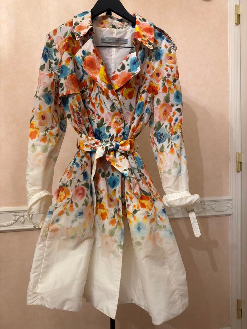 ERMANNO SCERVINO 花柄 スプリングコート サイズ40