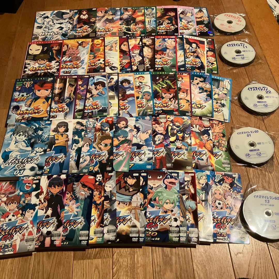 イナズマイレブン DVD 全32巻セット＋イナズマイレブンGO全25巻セット