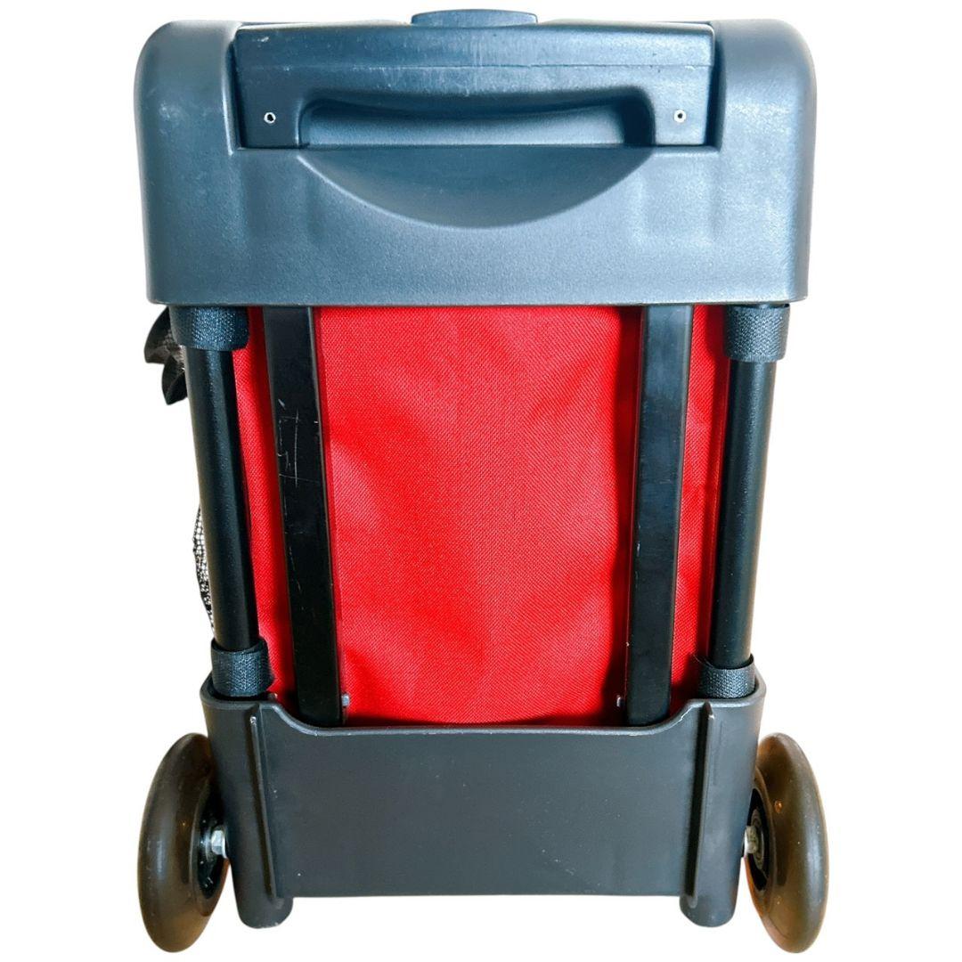 【希少 レッド】 ZUCA 座れるキャリー LED点灯確認済 美品 機内持込OK