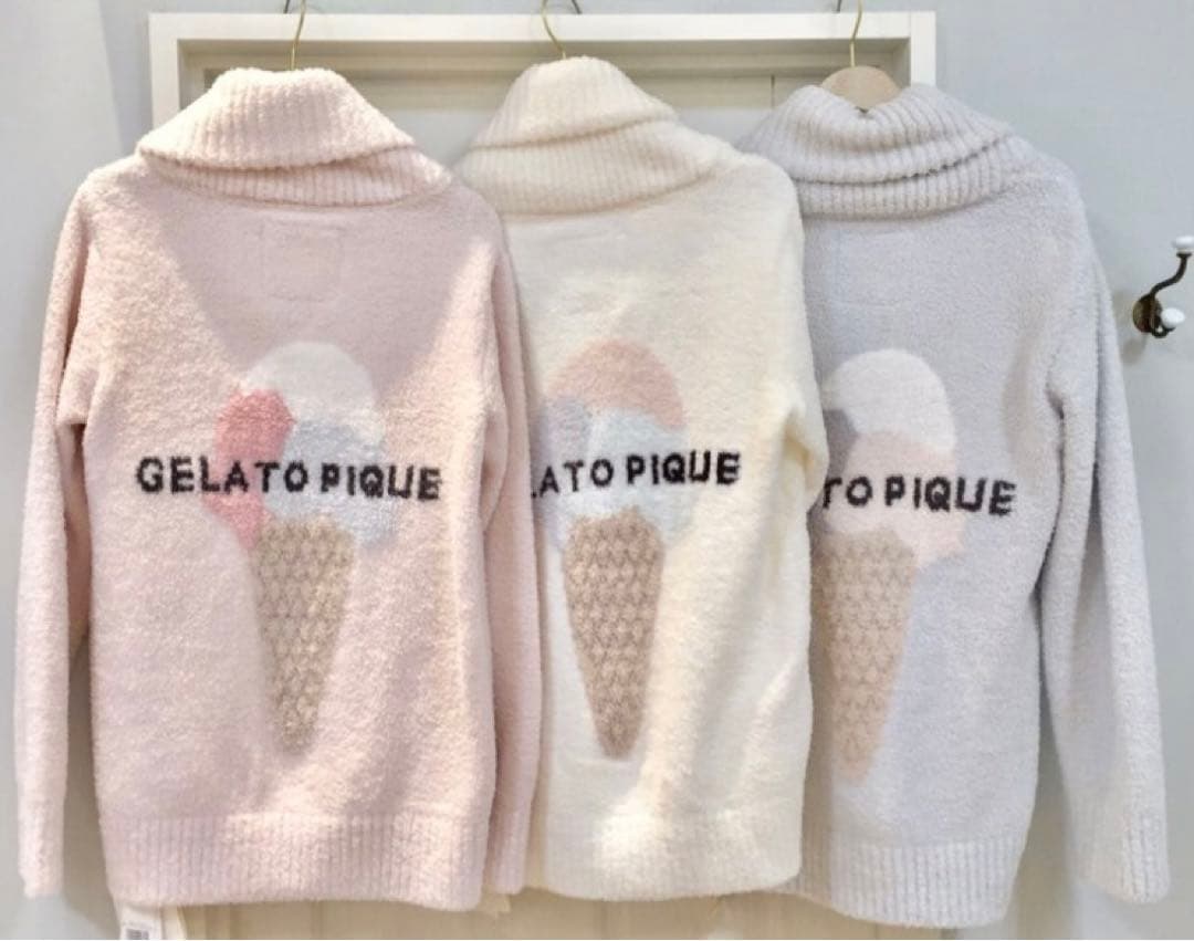【新品】gelato pique アイスクリームモチーフ カーディガン