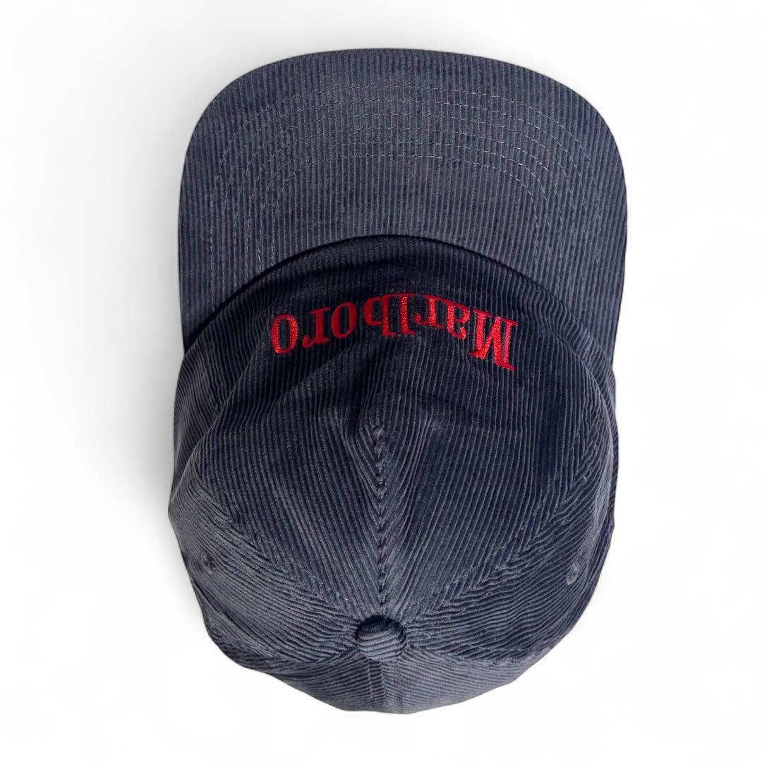 マルボロ Marlboro CAP グレー コーデュロイ キャップ