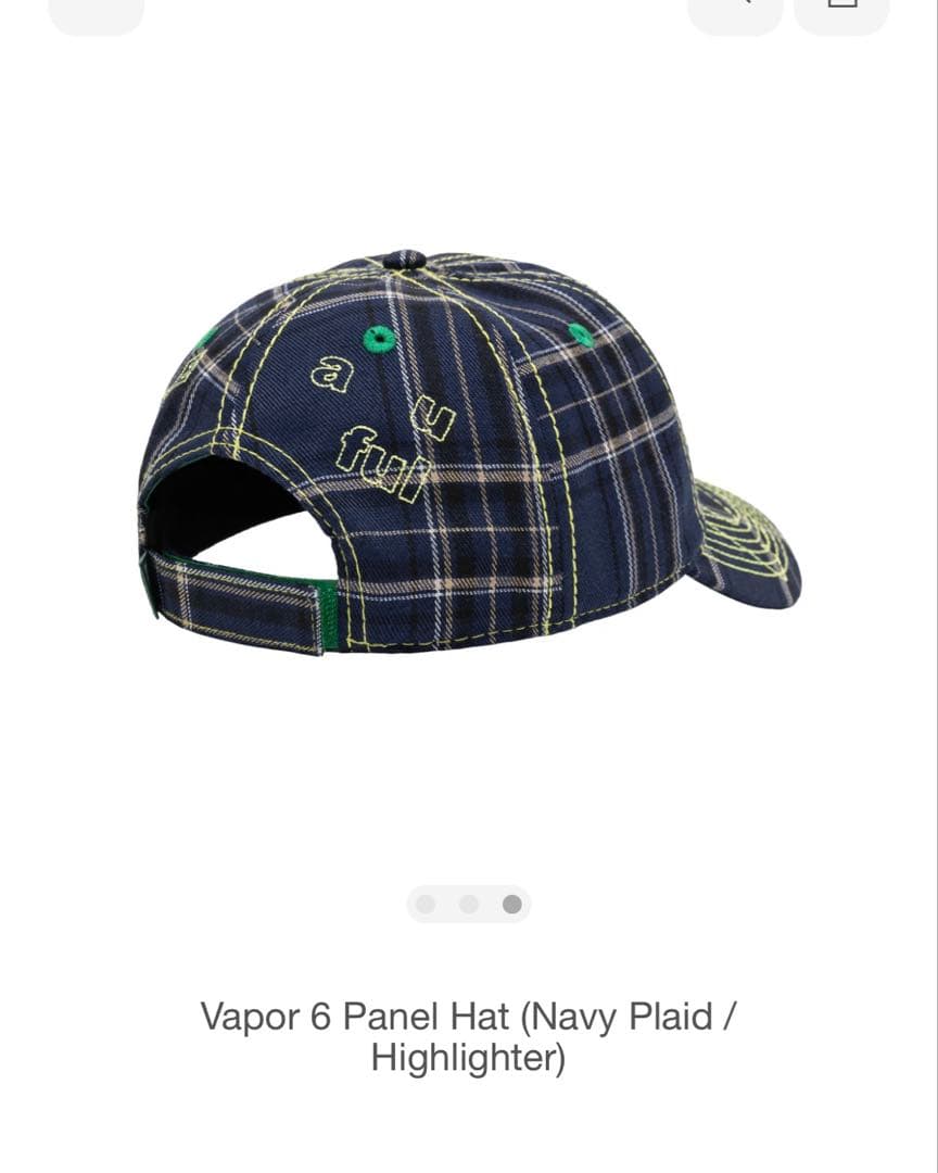 b.Eautiful Vapor 6 Panel Hat ネイビー