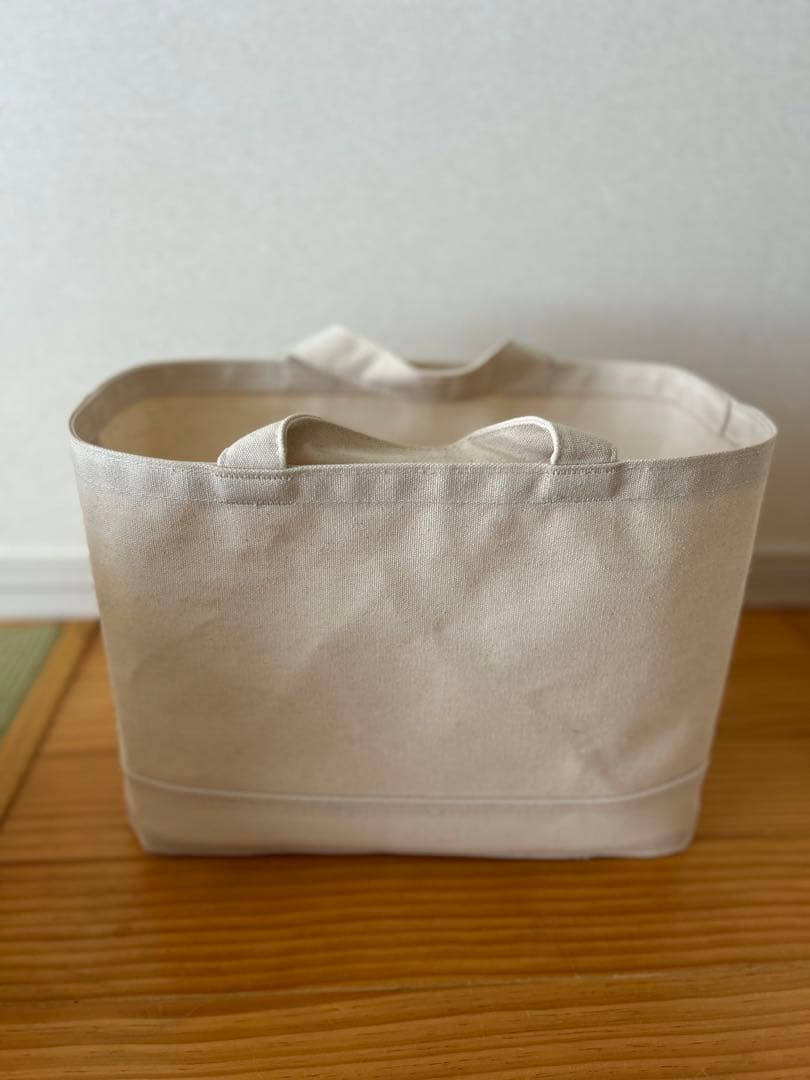 無印良品　持ち手付帆布収納バスケット