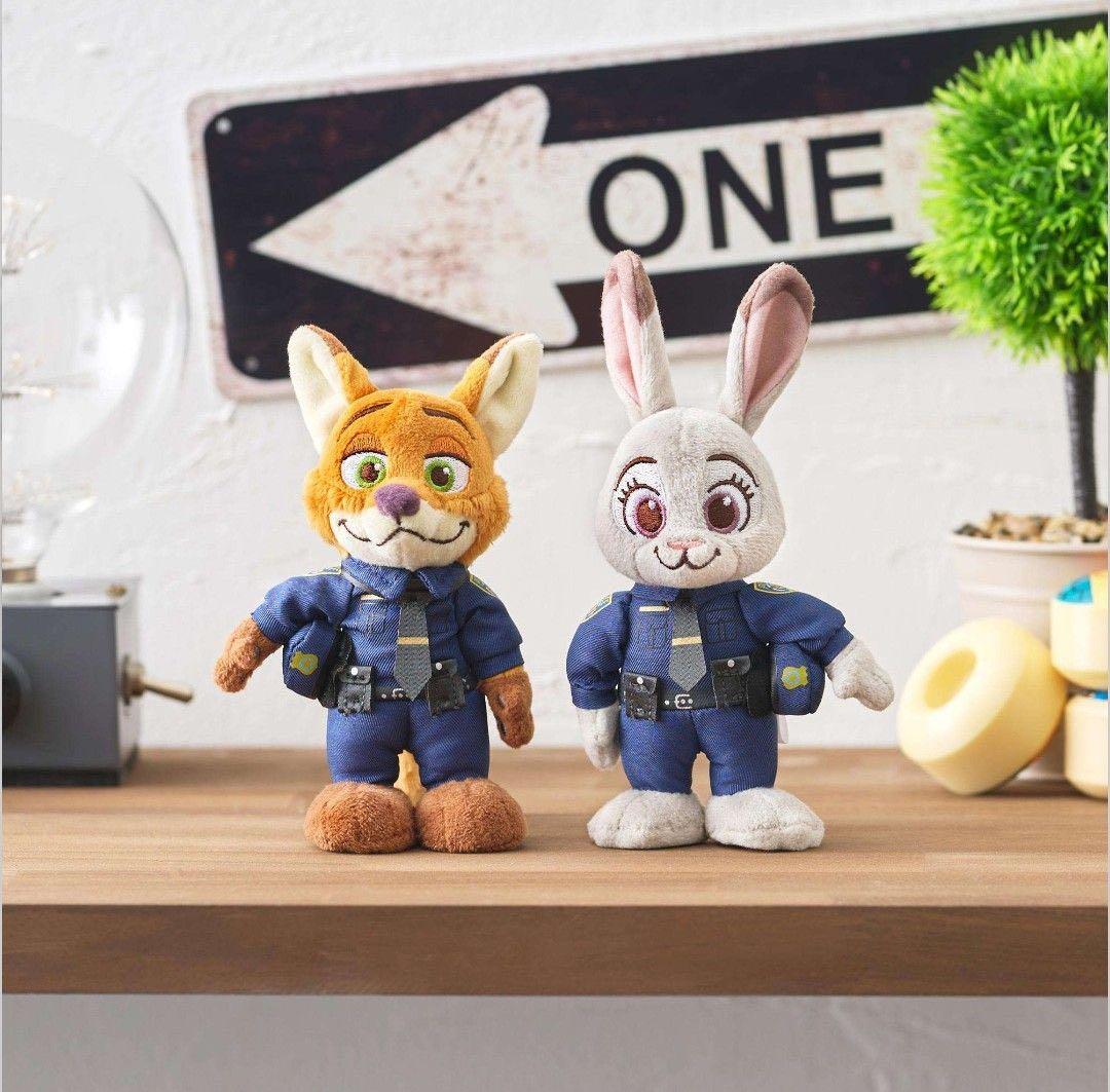 ズートピア ディズニーストア ジュディ ニック ぬいぐるみ 新品未使用