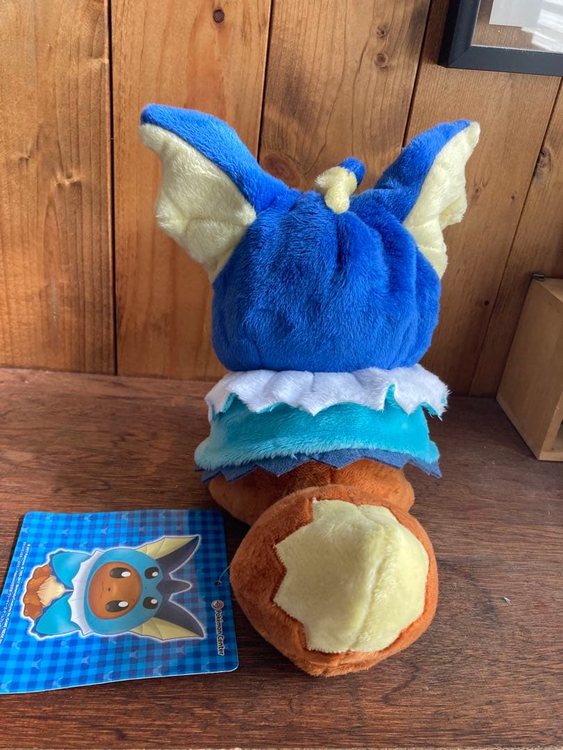 新品　イーブイ　シャワーズ　ポケモン　ぬいぐるみ　ポンチョシリーズ　レア