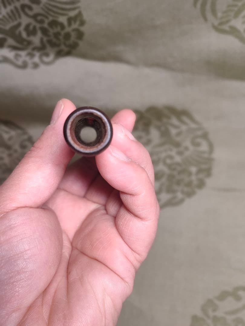 篳篥(ひちりき) 煤竹籐巻　扇面管箱付