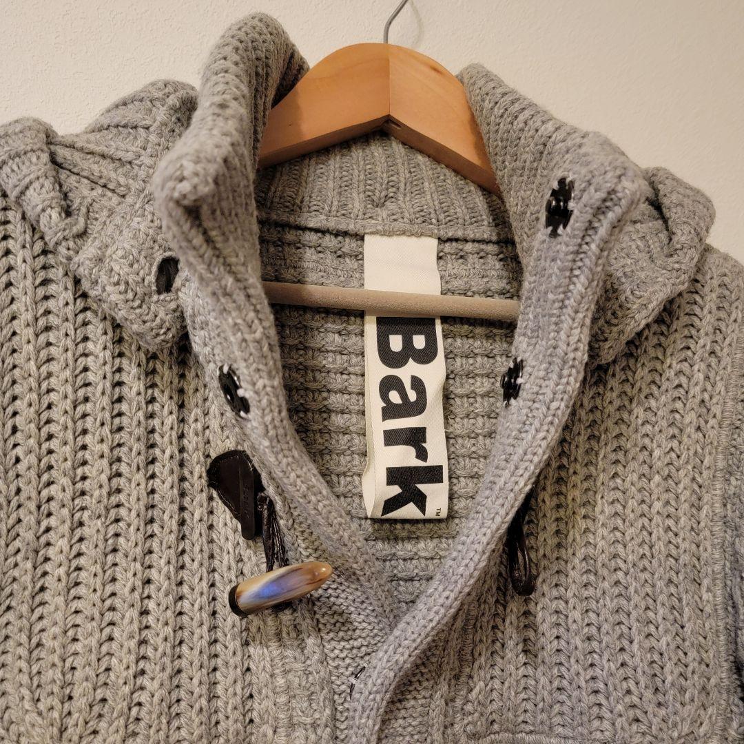 Bark　ニットダッフルコート　グレー