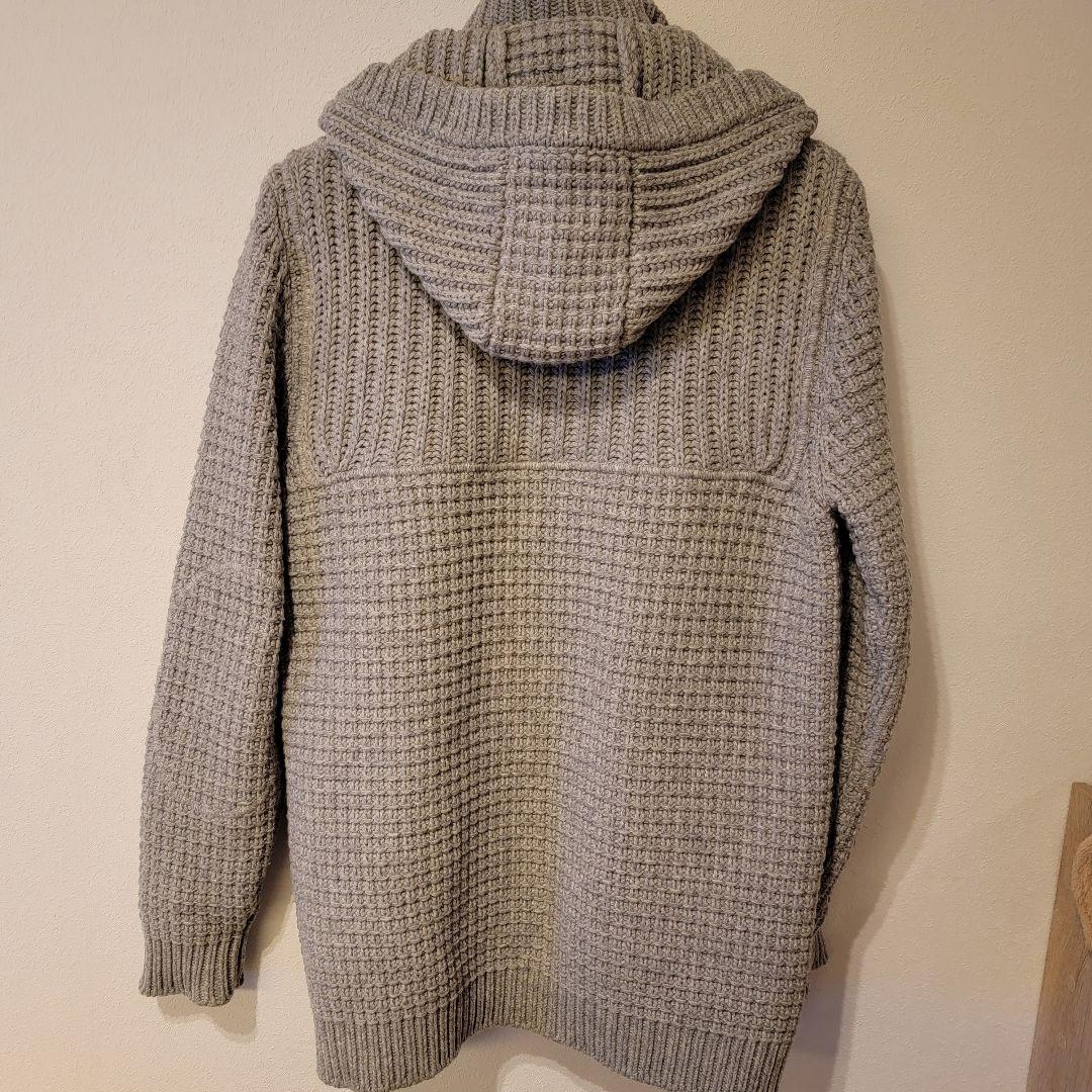 Bark　ニットダッフルコート　グレー