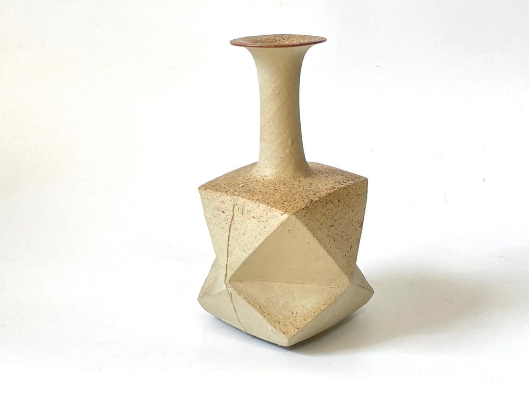 渡辺聡　備前焼　徳利　備前　森陶岳　金継ぎ用※保管中に欠けが大きくなりました