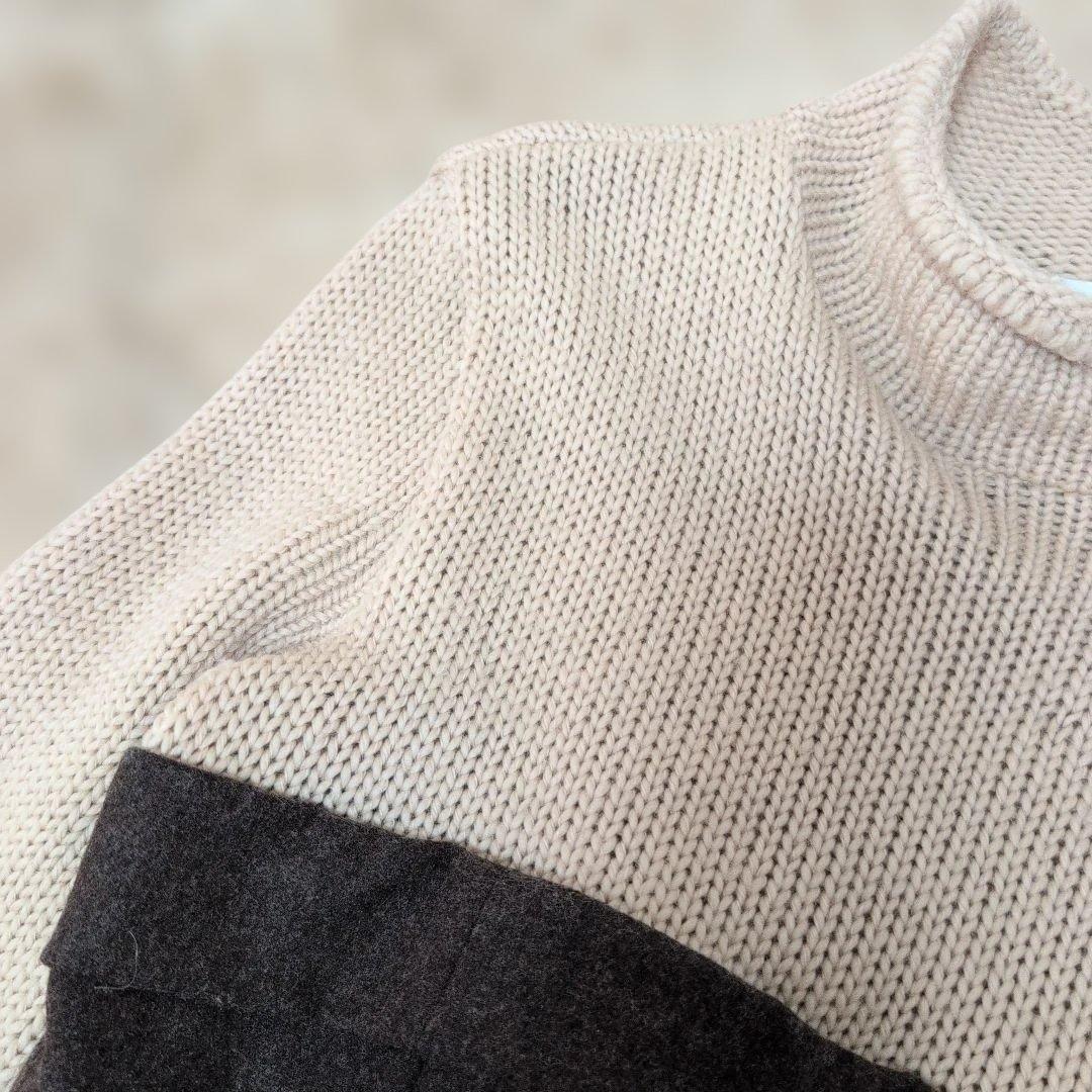 BALENCIAGA バレンシアガ ウール ニットワンピース ドッキング パリ