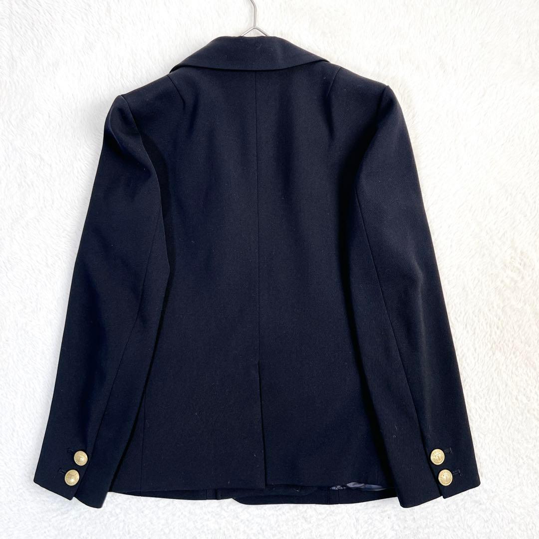 美品✨ティッカ ダブルブレスト テーラードジャケット 紺ブレ 金ボタン 23AW