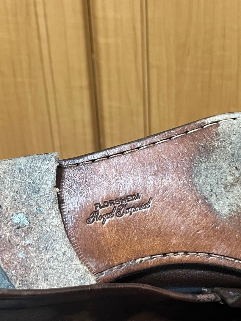 FLORSHEIM フローシャイム ブラウン タッセルローファー 28.5cm