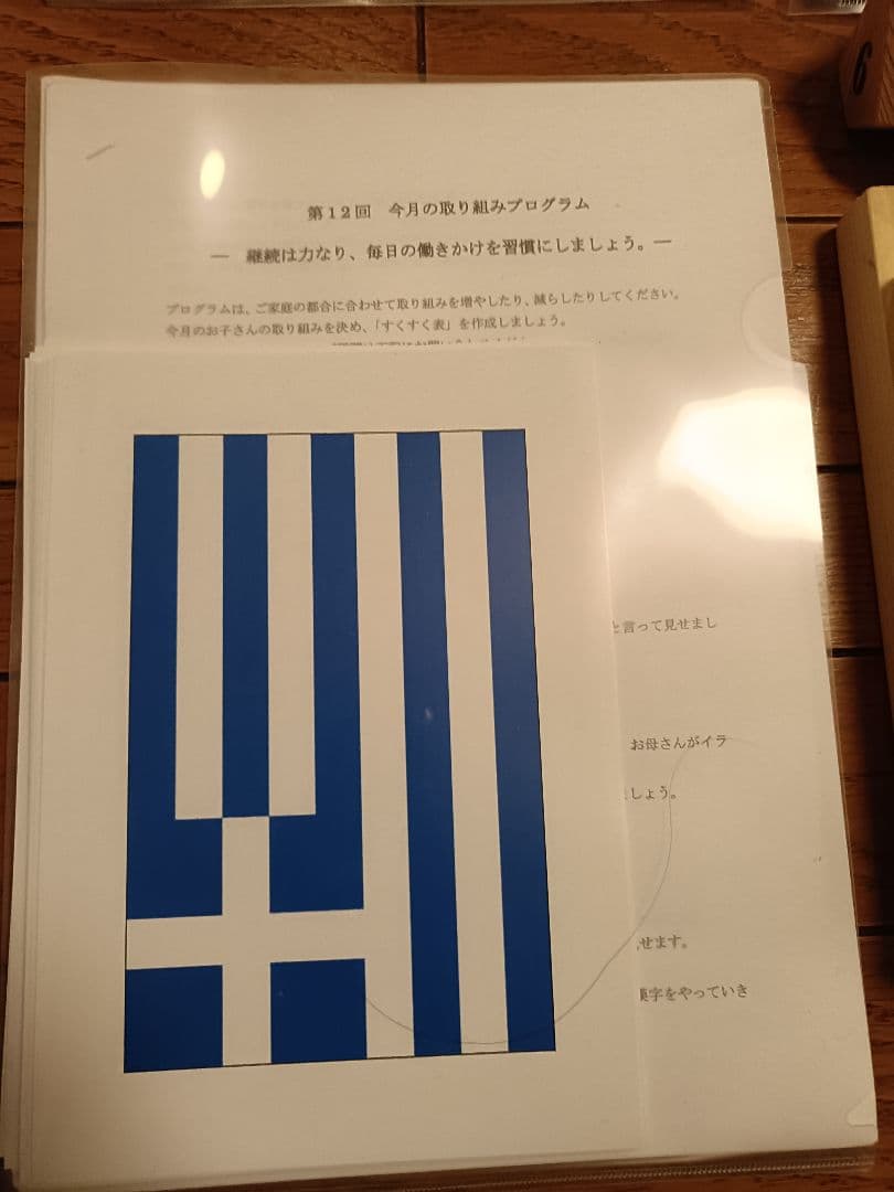 「楽しい育児クラブ」ドッツカード・フラッシュカード（浜学園に入る前に使用）