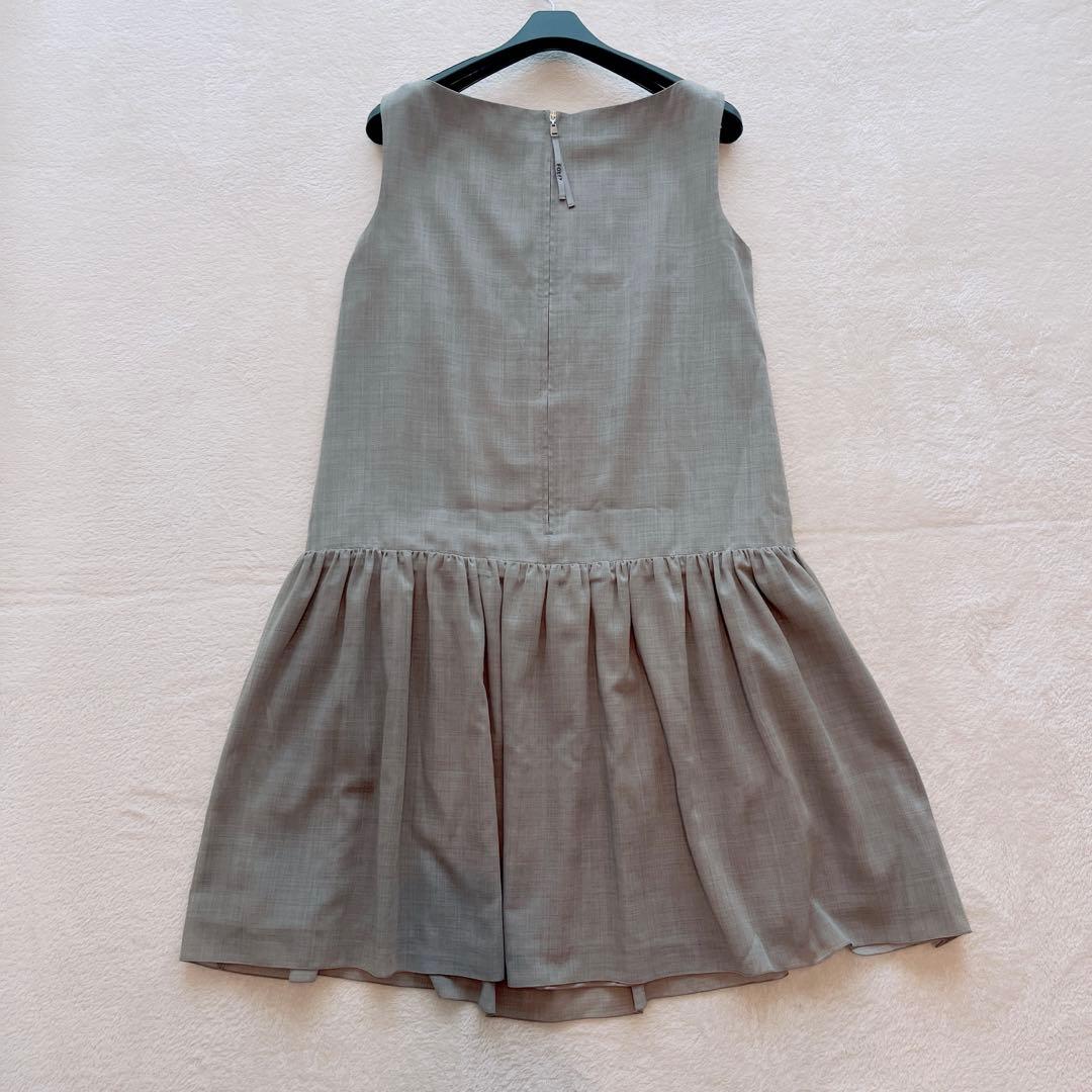 新品タグ付　フォクシー　Dress ギャザーワンピース 39443