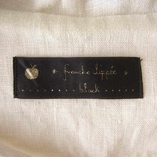 franche lippee／フランシュリッペ ★　襟レース　リネンコート　M