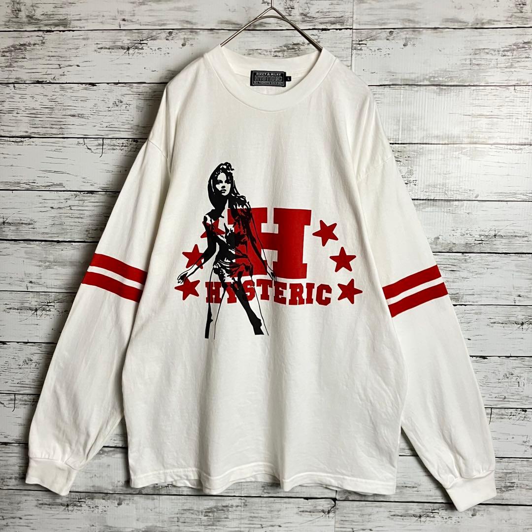 【希少モデル】ヒステリックグラマー ヒスガール ボーダー ロンT 長袖Tシャツ