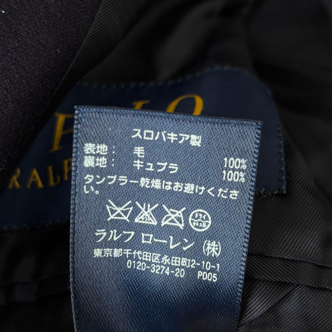 美品 ポロラルフローレン 現行タグ 紺ブレザー 金ボタン ジャケット ネイビー