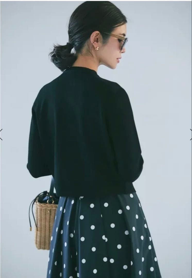 セブンテン　新品　すずらん　カーディガン　ブラック　Mサイズ